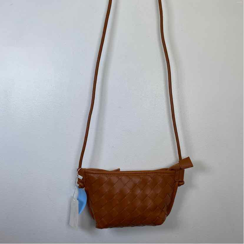 Cognac faux leather Handbag