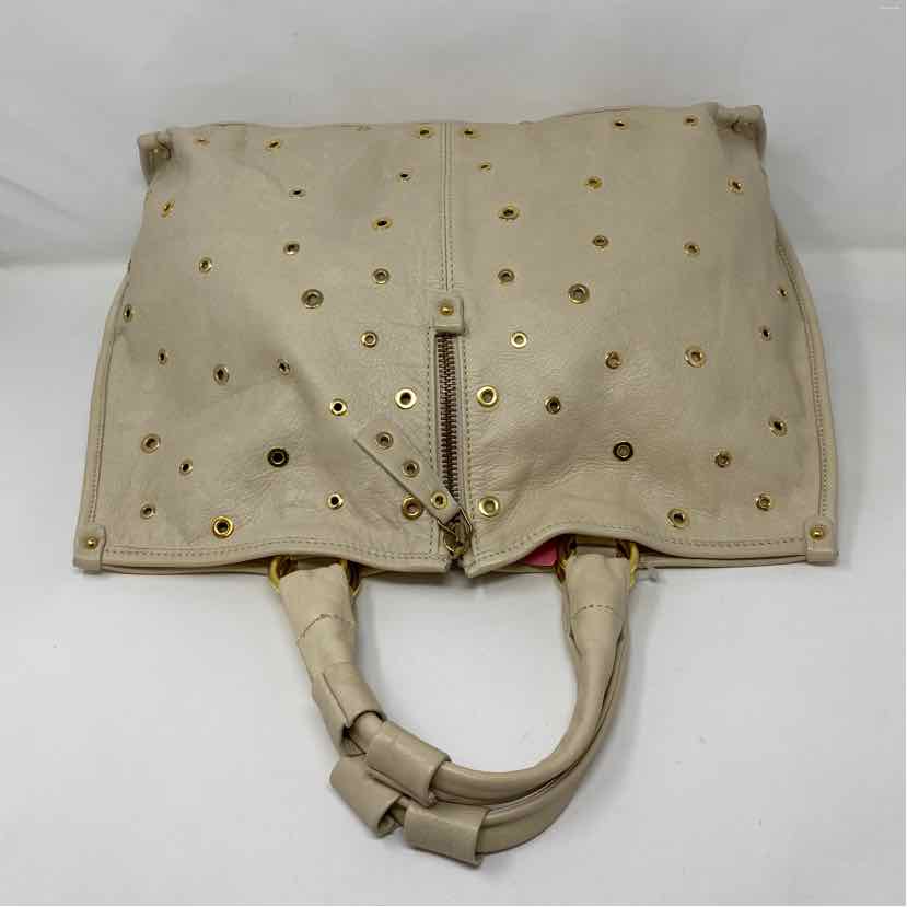 Pre-Owned Laura Di Maggio Cream Multi Leather Handbag