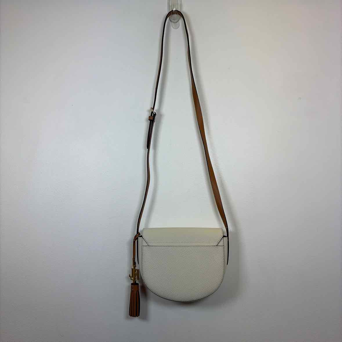 Pre-Owned Ralph Lauren Cream Coated Canvas Handbag