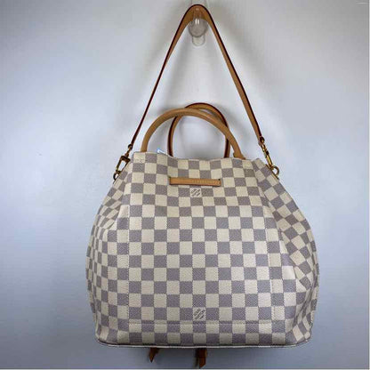 Pre-Owned Louis Vuitton Damier Azur Canvas Designer Handbag