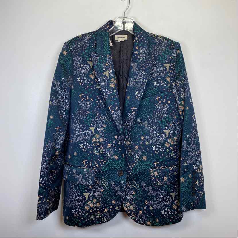 Pre-Owned Size M Zadig&Voltaire Navy Multi Jacket