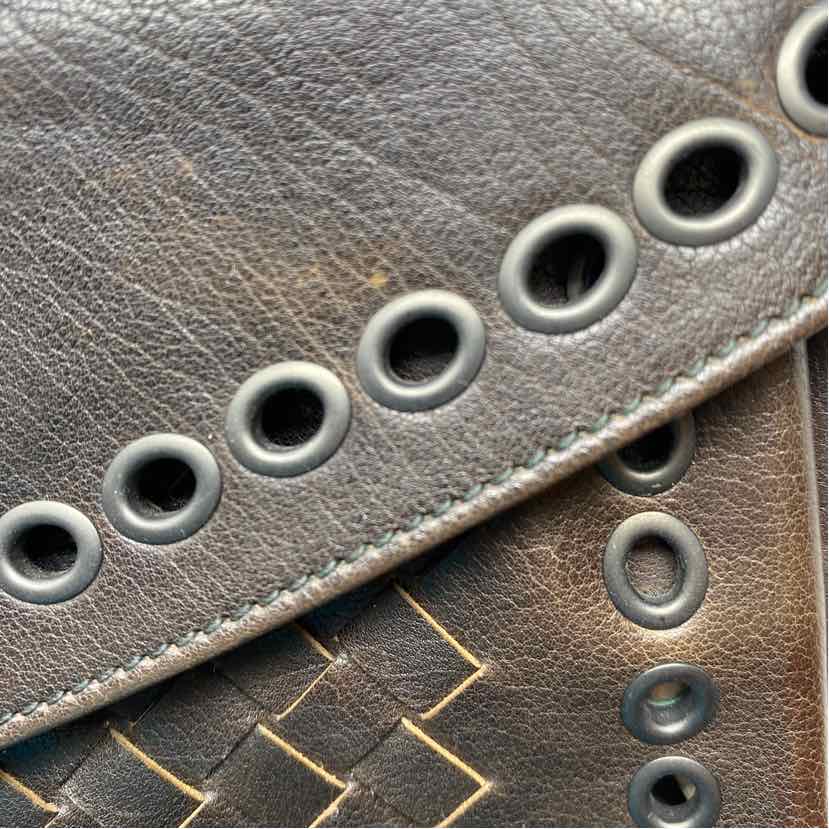 Pre-Owned Bottega Veneta Brown Leather Designer Handbag