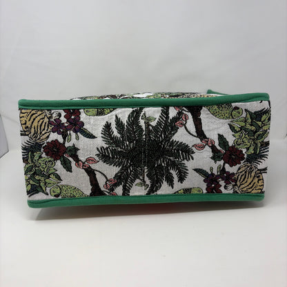 Pre-Owned A&B Green Multi Beaded Handbag