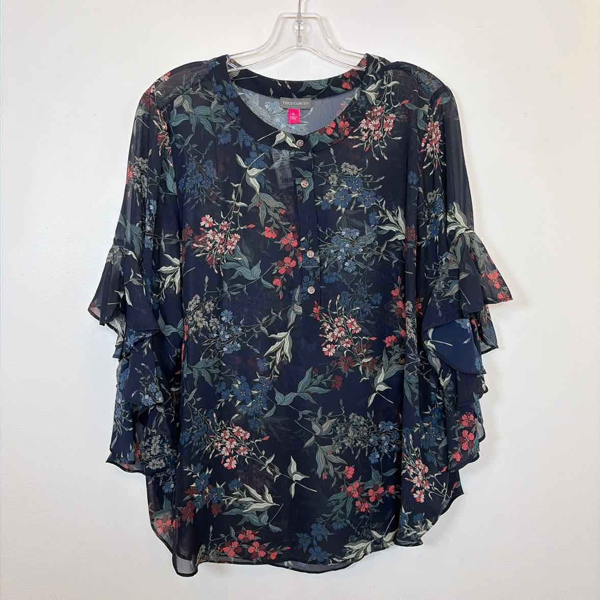 Pre-Owned Size XL Vince Camuto Navy Top