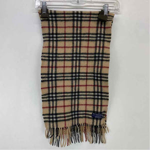 Pre-Owned Burberry Plaid Cashmere Designer Scarf