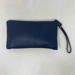 Pre-Owned Michael Kors Navy Leather Wristlet