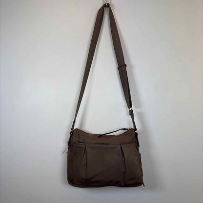 Pre-Owned MZ Wallace Taupe Nylon Handbag