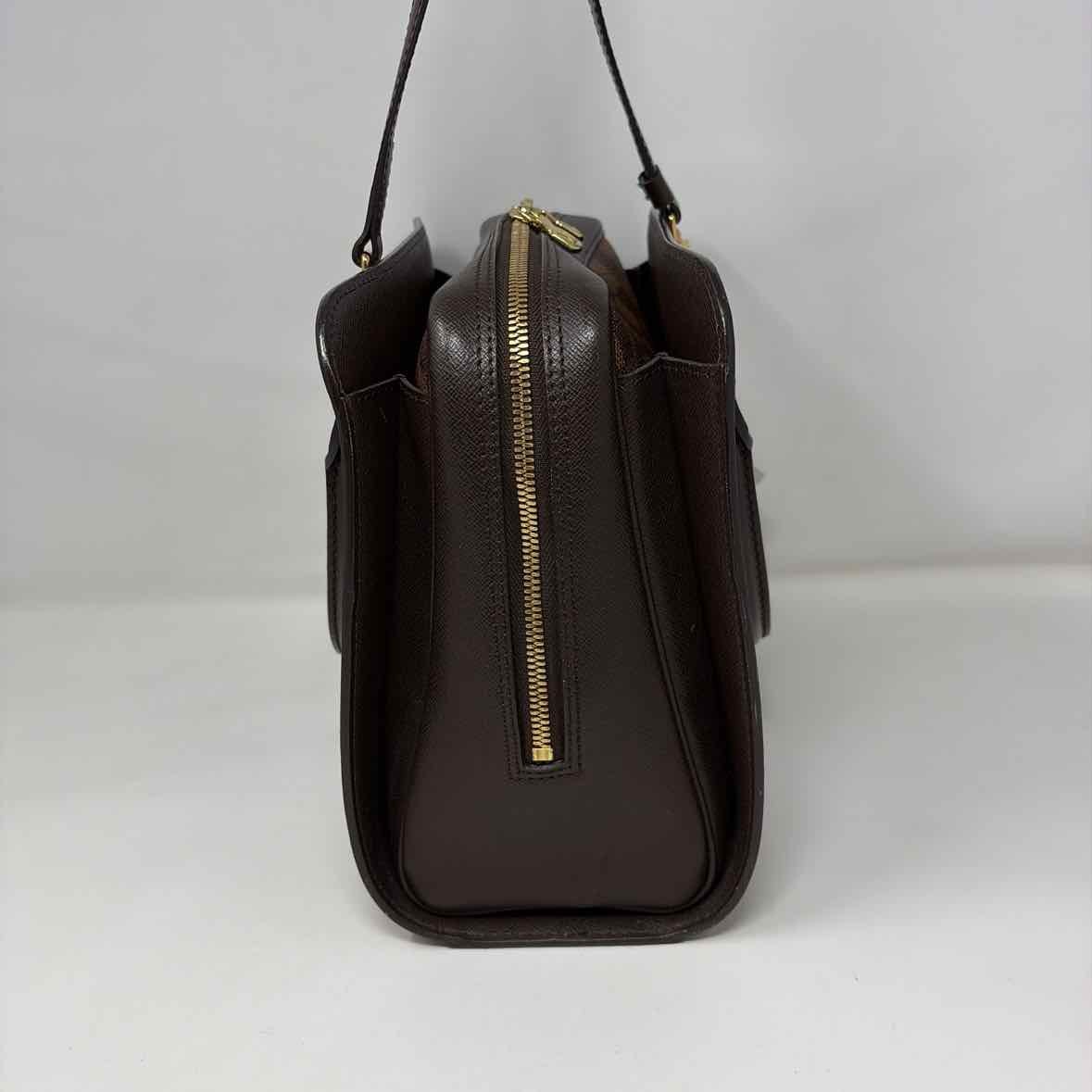 Pre-Owned Louis Vuitton Brown Leather Designer Handbag