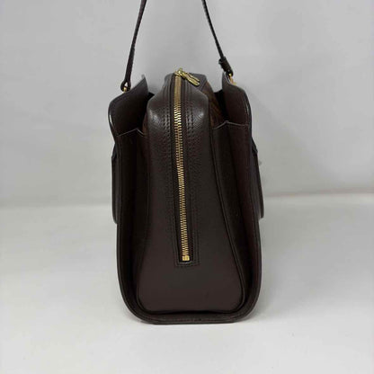 Pre-Owned Louis Vuitton Brown Leather Designer Handbag