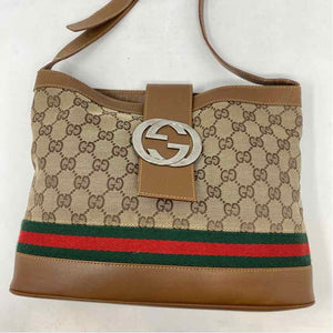 Pre-Owned Gucci Monogram Canvas Designer Handbag