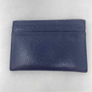 Pre-Owned Chanel Blue Leather Designer Wallet