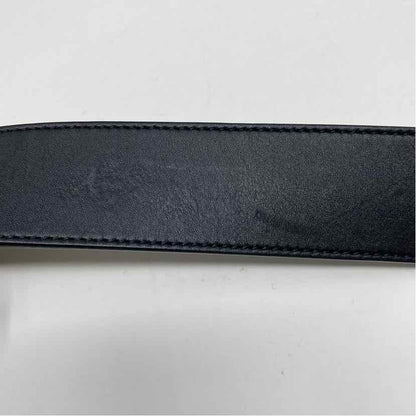 Pre-Owned Gucci Black Leather Designer Belt