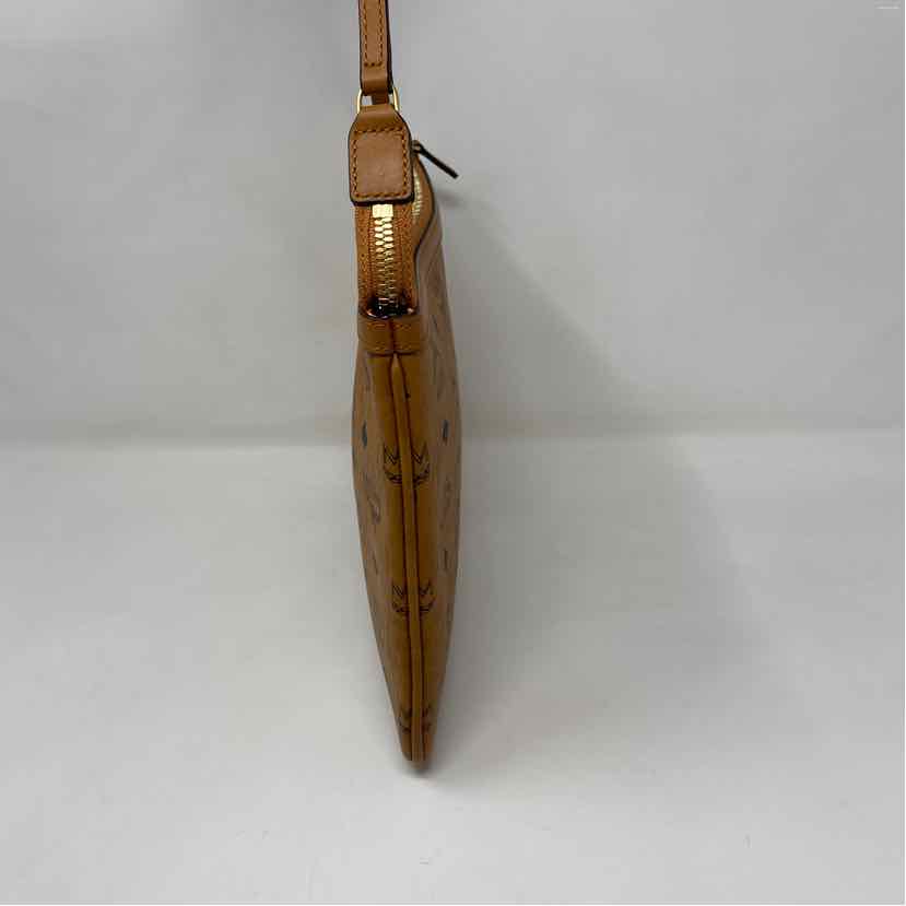 Pre-Owned MCM Cognac Leather Designer Handbag