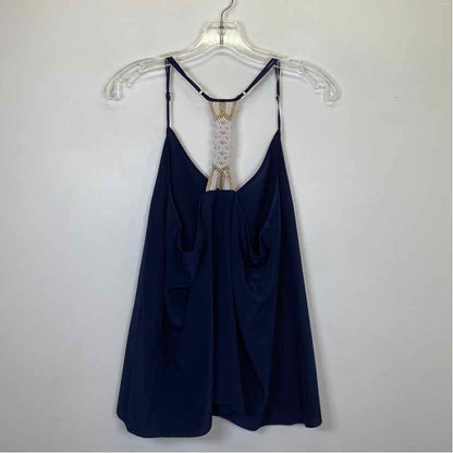 Pre-Owned Size XL Lilly Pulitzer Navy Top