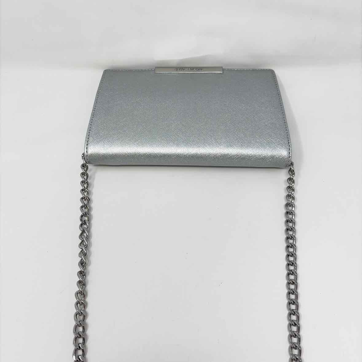 Pre-Owned Michael Kors Silver Coated Canvas Handbag