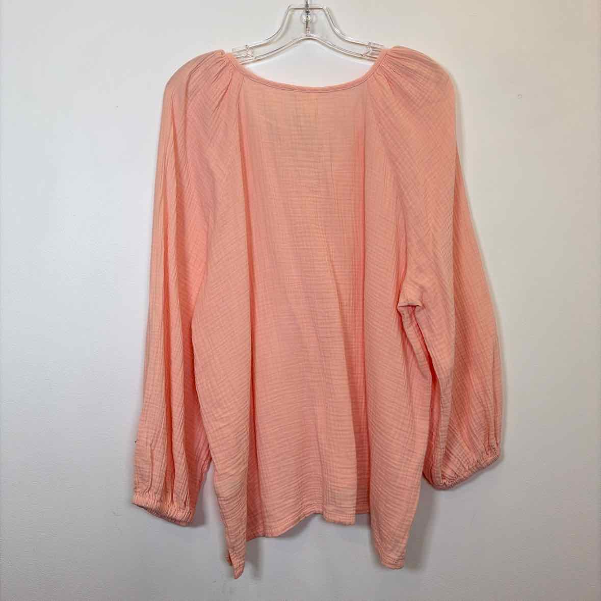 Pre-Owned Size L caslon Pink Top