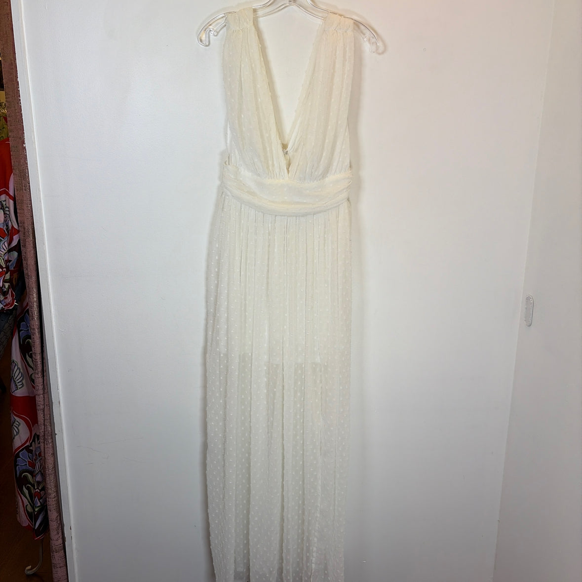 Pre-Owned Size S Dress Day White Casual Dress