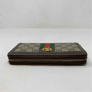 Pre-Owned Gucci Monogram Canvas Designer Wallet