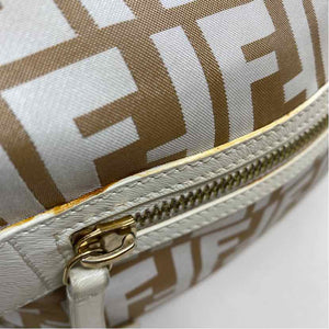 Pre-Owned Fendi Tan Nylon Designer Handbag