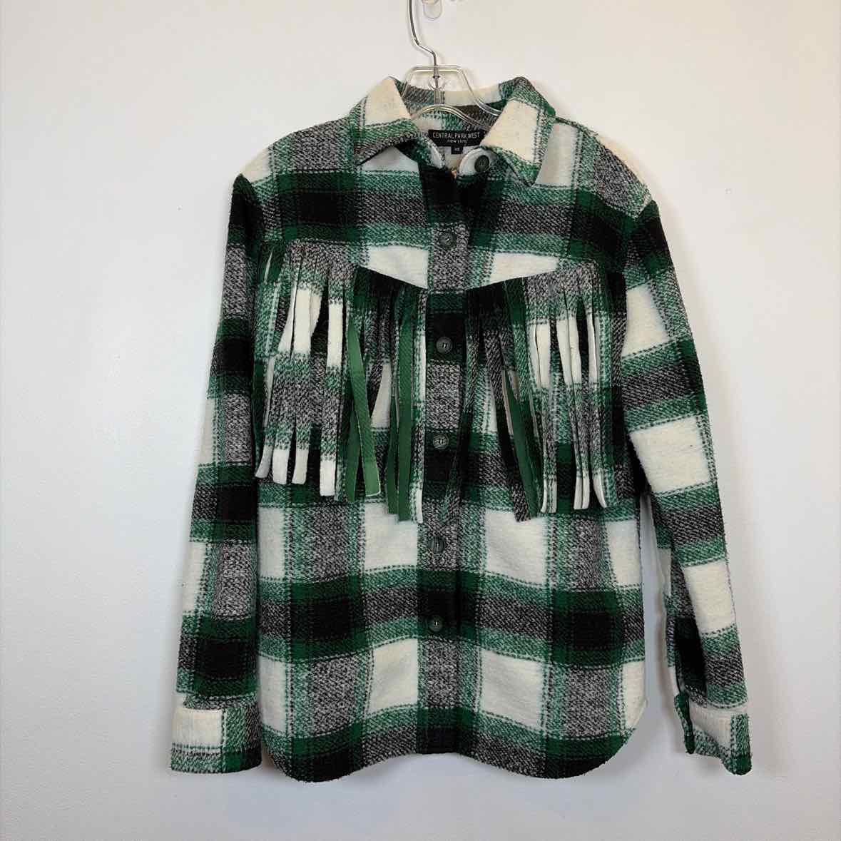 Pre-Owned Size XS Central Park West Green Multi Jacket