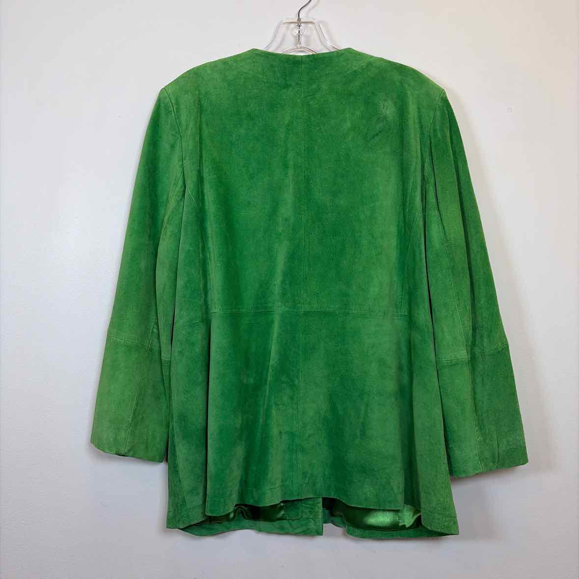 Pre-Owned Size L Linea Lime Green Jacket