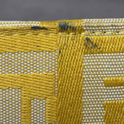 Pre-Owned Fendi Yellow Canvas Designer Handbag