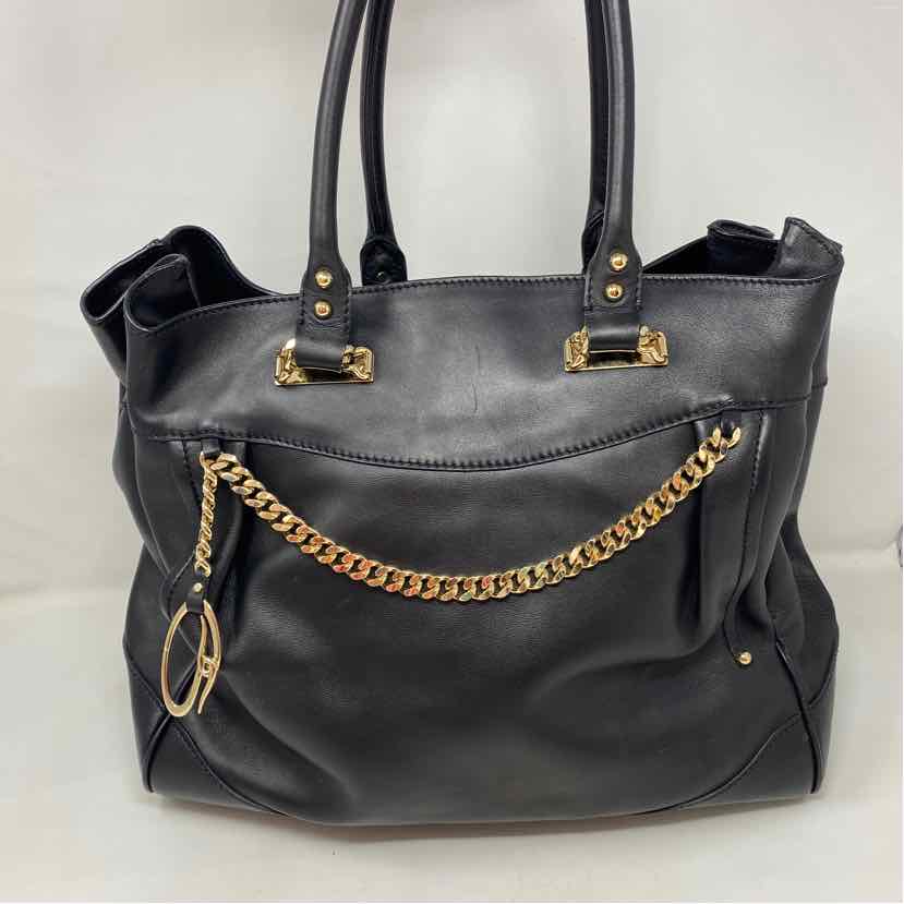 Pre-Owned St John Black Leather Handbag