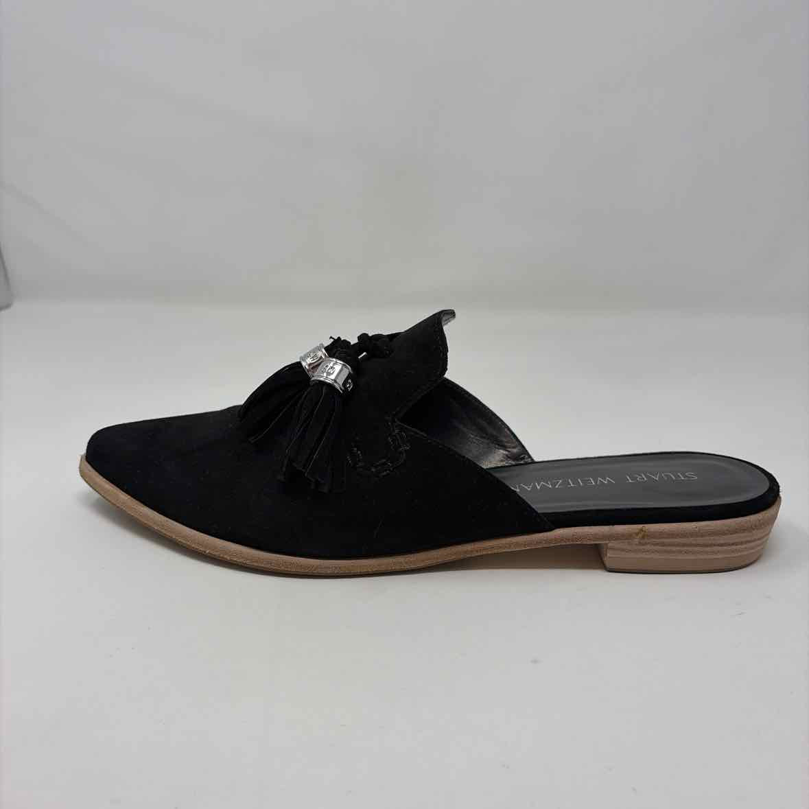 Pre-Owned Shoe Size 9 Stuart Weitzman Black Mule