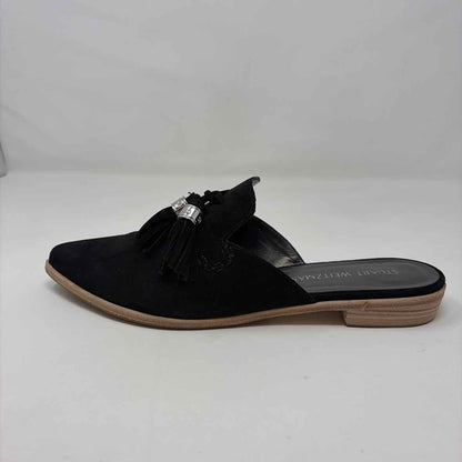 Pre-Owned Shoe Size 9 Stuart Weitzman Black Mule