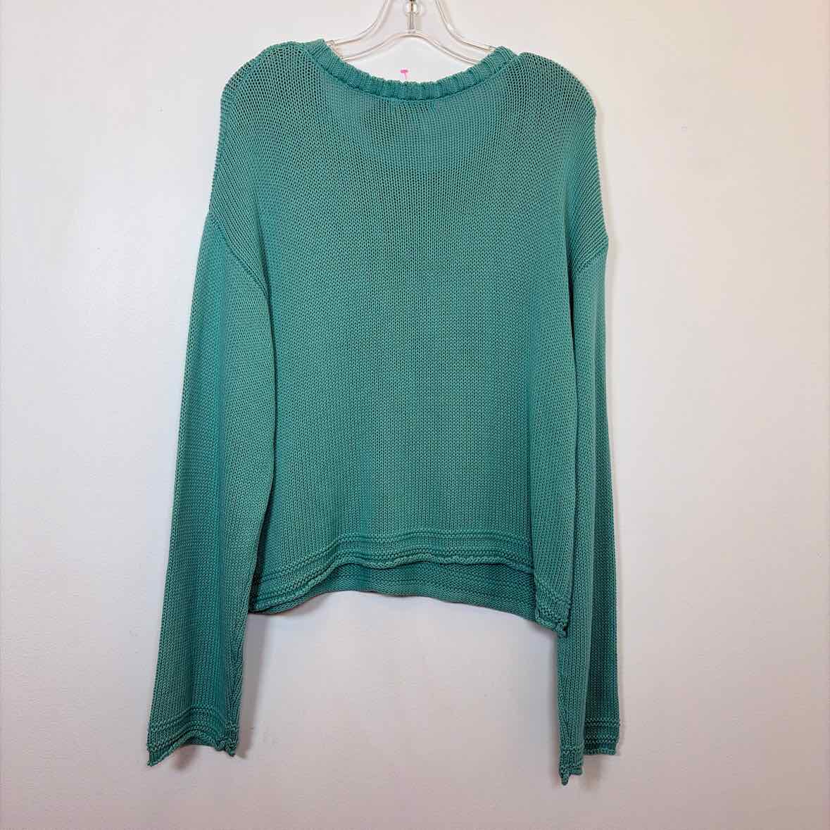 Pre-Owned Size L Z Supply Teal Sweater