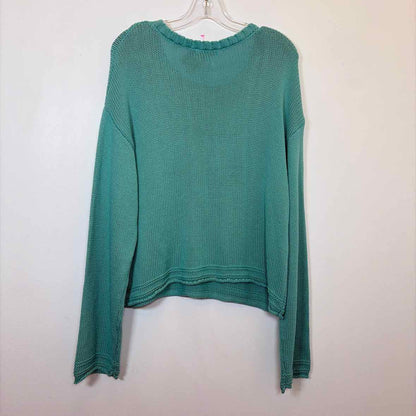 Pre-Owned Size L Z Supply Teal Sweater