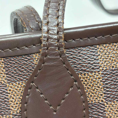 Pre-Owned Louis Vuitton Damier Eben Canvas Designer Handbag
