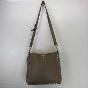 Pre-Owned Valentino Grey Leather Designer Handbag