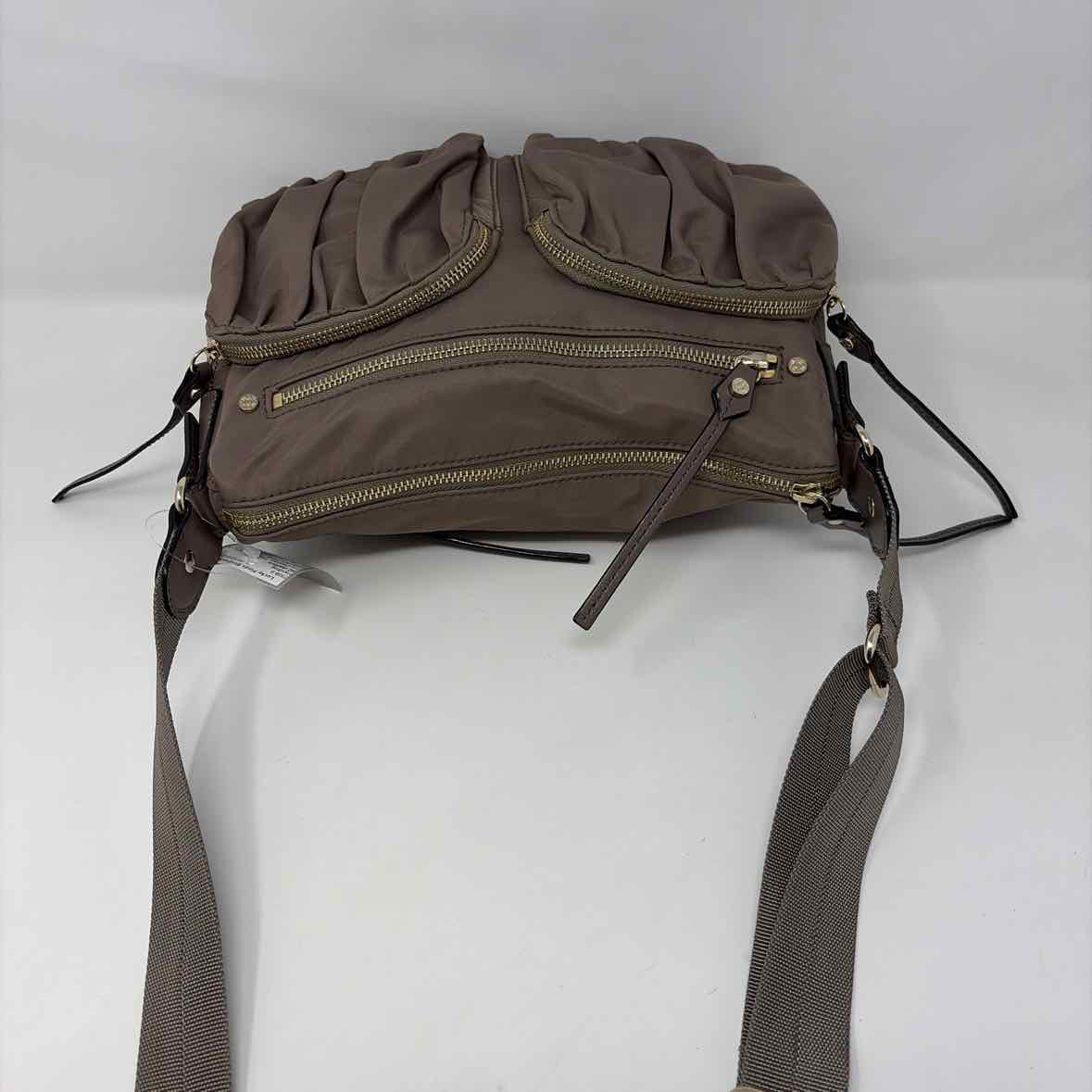 Pre-Owned MZ Wallace Taupe Nylon Handbag