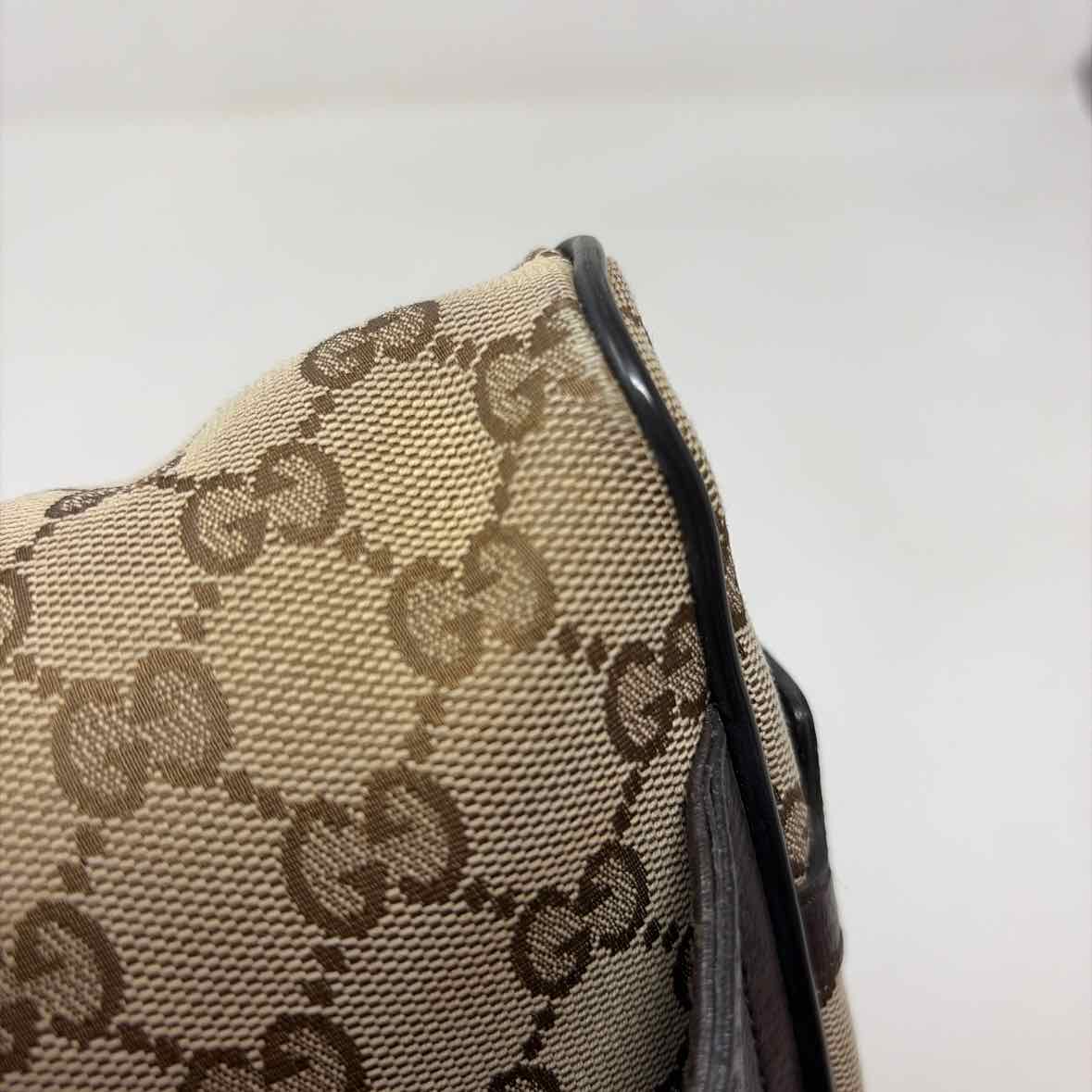 Pre-Owned Gucci Monogram Canvas Designer Handbag