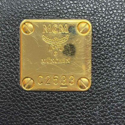 Pre-Owned MCM Black Leather Designer Handbag