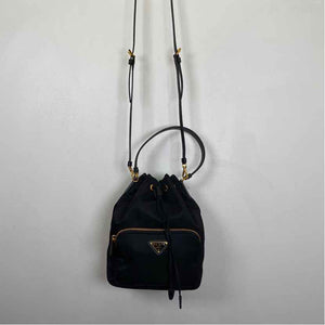 Pre-Owned Prada Black Nylon Designer Handbag