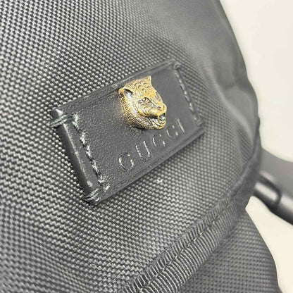 Pre-Owned Gucci Black Nylon Designer Handbag