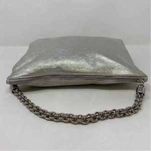 Pre-Owned Jimmy Choo Silver Leather Designer Handbag