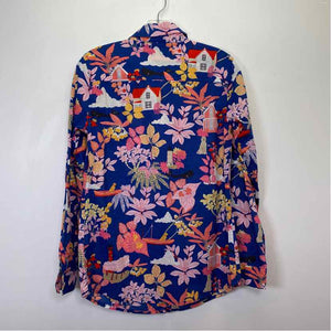 Pre-Owned Size XS J McLaughlin Blue Multi Top