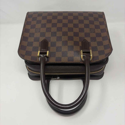 Pre-Owned Louis Vuitton Damier Eben Canvas Designer Handbag