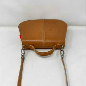 Pre-Owned Giorgio Armani Tan Leather Handbag