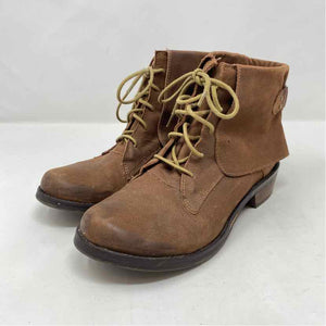 Pre-Owned Shoe Size 8.5 Mia Cognac Booties