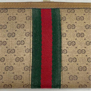 Pre-Owned Gucci Monogram Canvas Designer Wallet