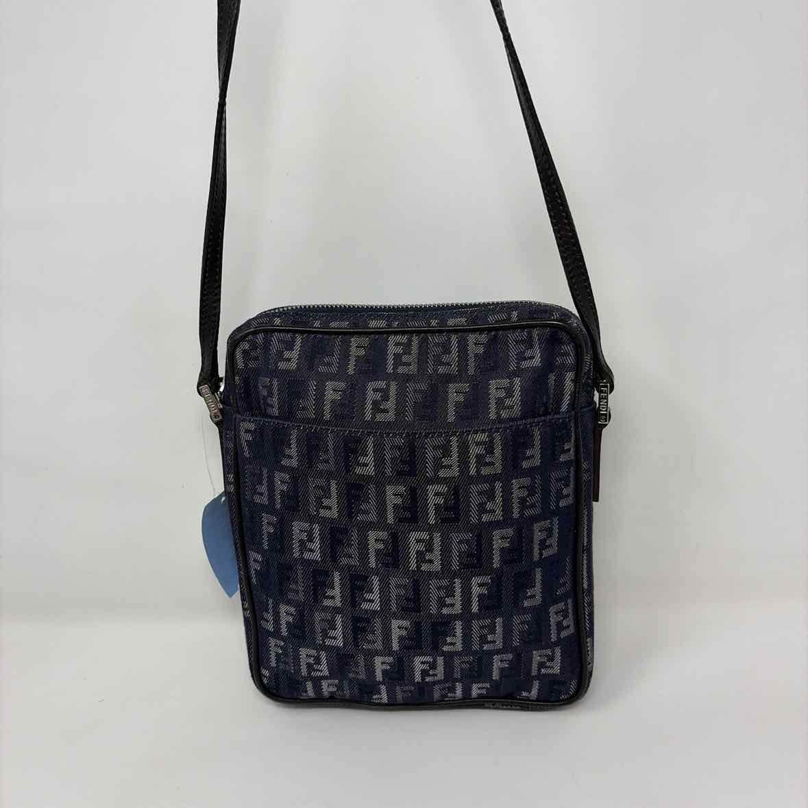 Pre-Owned Fendi Denim Canvas Designer Handbag