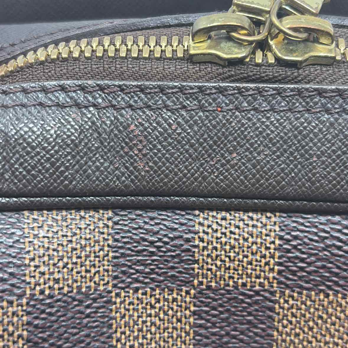Pre-Owned Louis Vuitton Damier Eben Canvas Designer Handbag