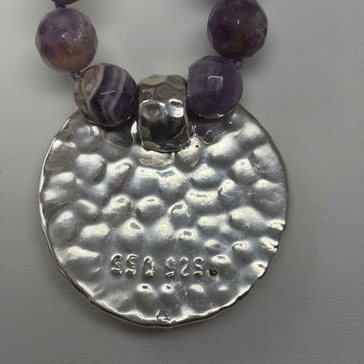 Pre-Owned Simon Sebbag Designs Purple Stones Necklace