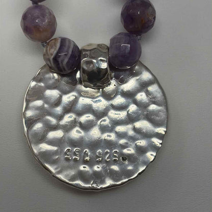 Pre-Owned Simon Sebbag Designs Purple Stones Necklace