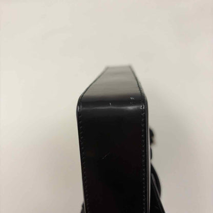Pre-Owned Prada Black Patent Designer Handbag