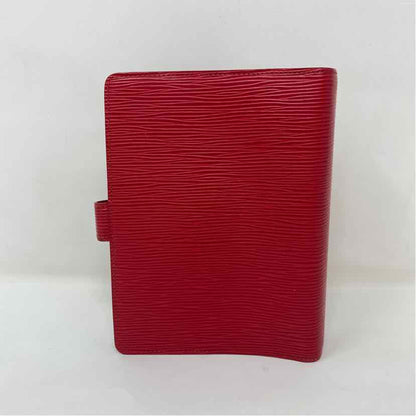 Pre-Owned Louis Vuitton Red Leather Designer Wallet